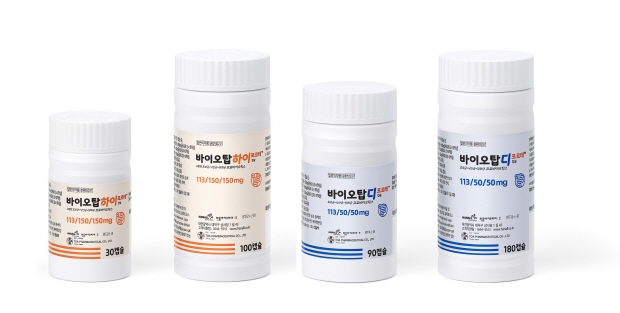 바이오탑 포르테 시리즈(왼쪽부터 하이 포르테 2종, 디 포르테 2종)