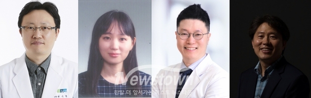 사진) 좌측부터 순천향대천안병원 장시형 교수, 한양대의과대학 이정연 교수, 서울대병원 유한석 교수, ㈜옵토레인 이도영 대표