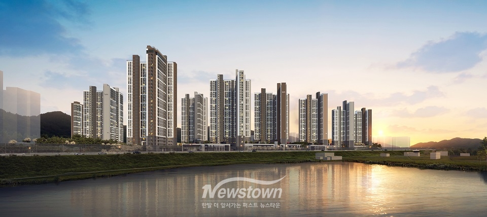 오산 세교 우미린 레이크시티 투시도/우미건설