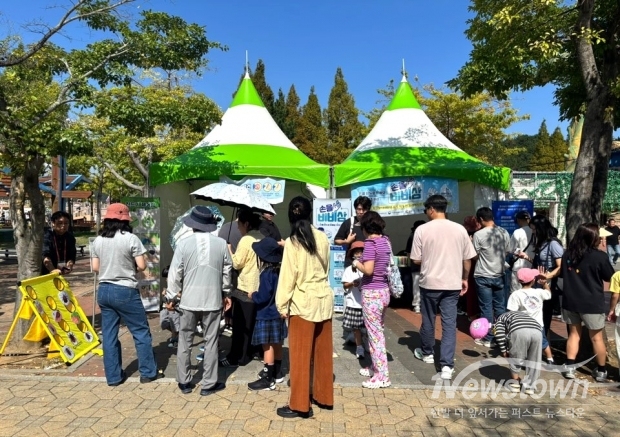 손 씻GO! 진드기 막GO! 고성공룡엑스포 행사장 감염병 예방 홍보/경남도
