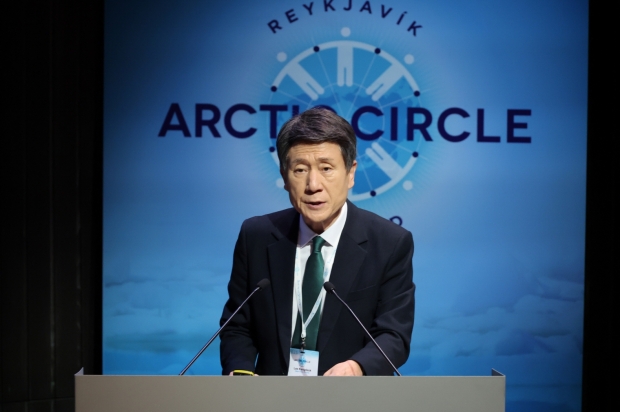 이강덕 포항시장이 18일(현지시간) 아이슬란드 레이캬비크에서 열린 북극서클총회(Arctic Circle Assembly)에서 국내 지방정부 최초로 비즈니스 세션을 개최했다.