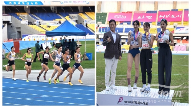 김해시도시개발공사, 육상단 황지향 선수 전국체전 동메달 획득