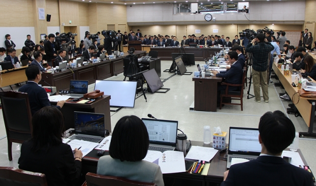 인천시 국감장 전경