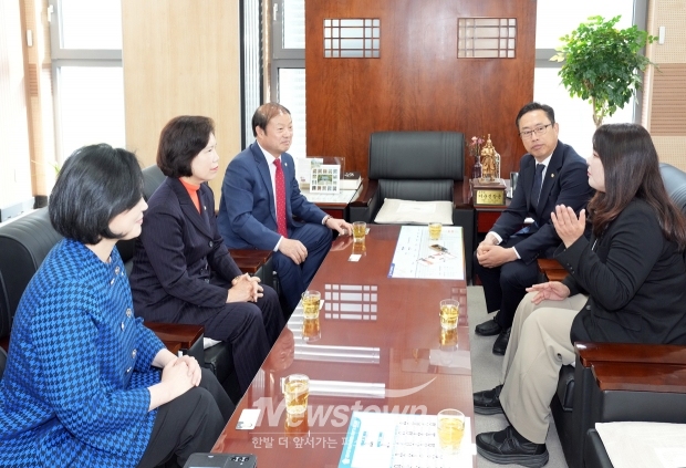 영등포구의회 신청사 건립 아산시의회 벤치마킹