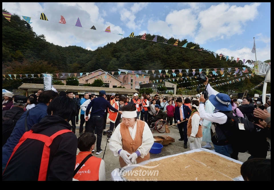 인제읍 하추리 도리깨축제의 모습들