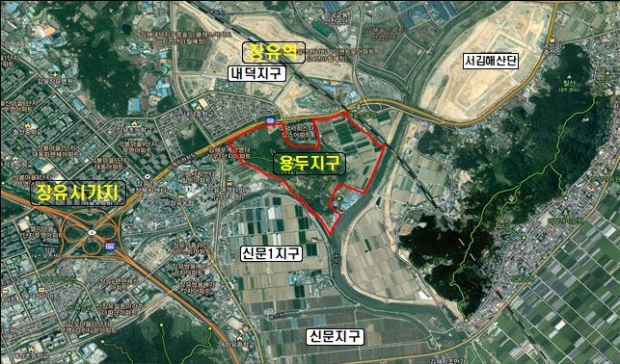 용두지구 도시개발사업 보상 개시/김해시 제공