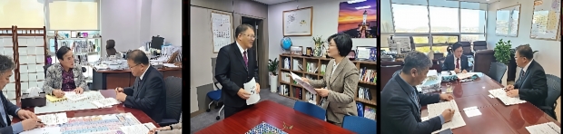 장금용 창원특례시장 권한대행은10일, 국회를 재차 방문 국회의원  김종양(국민의힘), 박형수 의원(국민의힘), 임미애 의원(더불어민주당)을 차례로 찾아 지역 현안 해결과 국비 반영의 필요성을 직접 설명했다/창원특례시