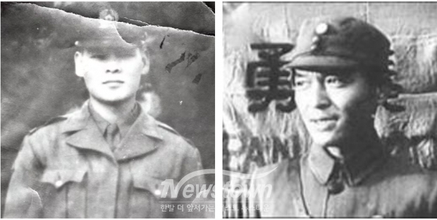 박진경 대령(좌)와 김원봉(우)