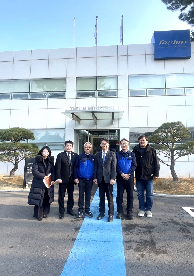 김명주 경제부지사, 제조기업 현장 방문 모습/사진 경남도제공