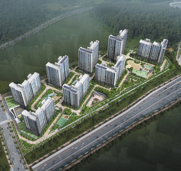 인천영종 A24블록 공공분양 단지 조감도