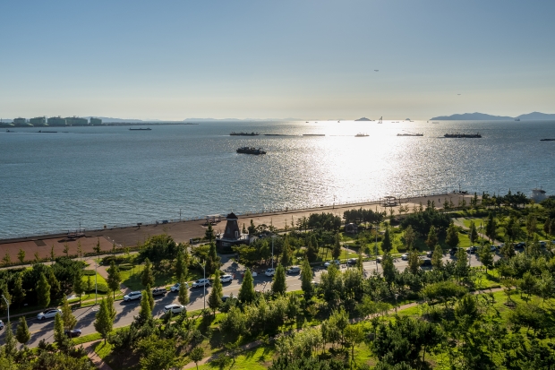 인천경제자유구역의 1호 공원 솔찬공원