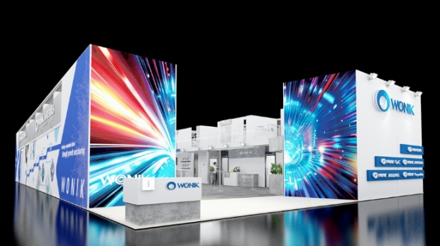 원익 '세미콘 코리아(SEMICON Korea) 2026' 부스 전경(정면)