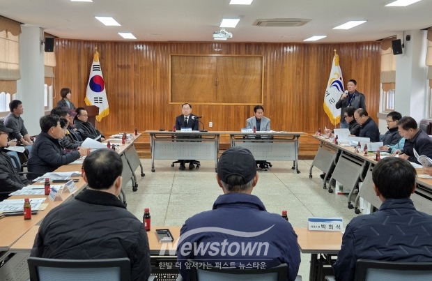 이장단 대상 설 명절 특별치안활동