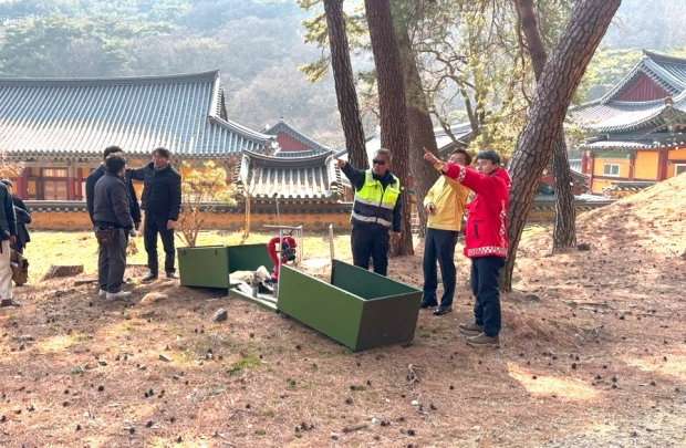통도사 경내 소방 현장 점검/사진 양산시제공