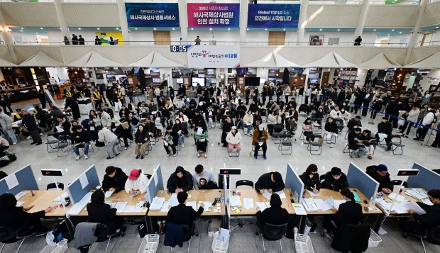 인천시청 중앙홀 행사장 전경