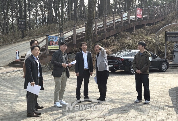 전상욱 청양부군수, 지역 내 주요 관광시설 및 개발 사업장 현장 점검(사진 / 청양군 제공)