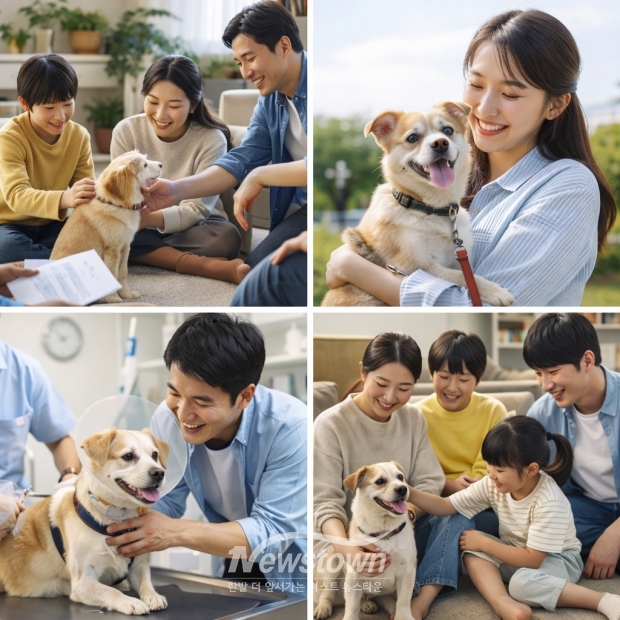 유기견 AI생성이미지/김국진기자