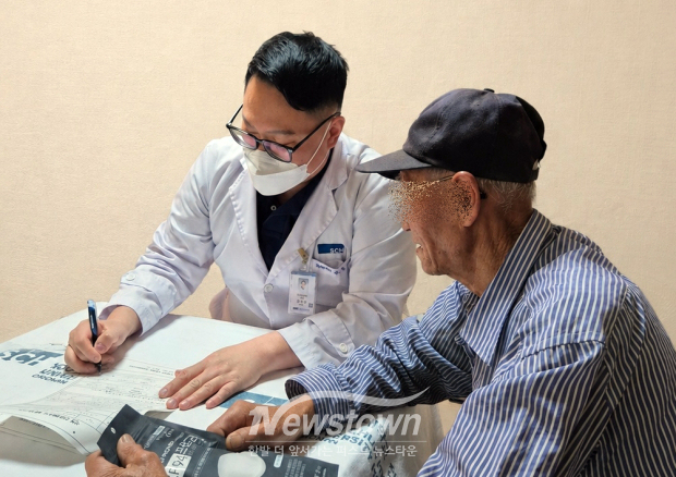 석면건강영향조사(사진 / 순천향대천안병원 제공)