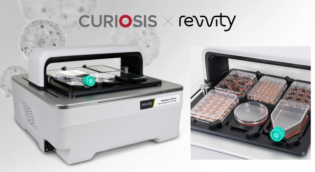 큐리오시스가 Revvity 브랜드로 ODM 공급하는 라이브셀 이미징 시스템 'Hawkeye Chrono'