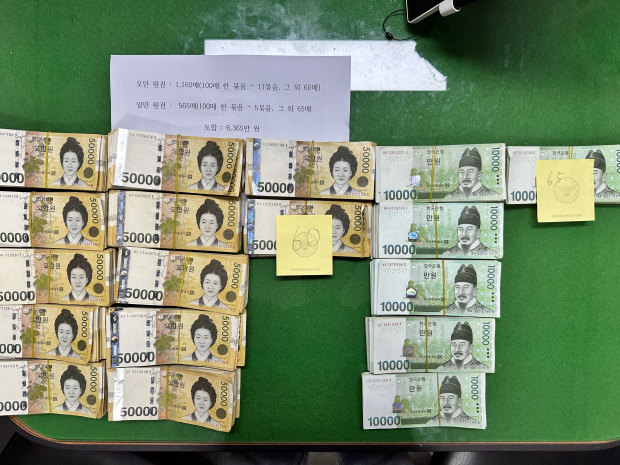 압류 증거물/사진 경남경찰청제공