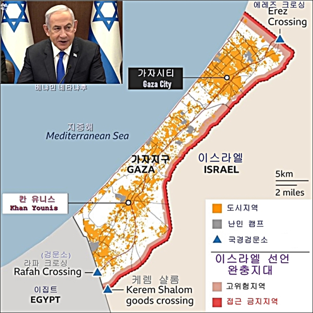 네타냐후 등과 같은 전범들이 굶주림(Starvation)을 정치적 지렛대(political leverage)로 이용하는 일이다. 이는 용납될 수 있는 것이 아니다./ 뉴스타운