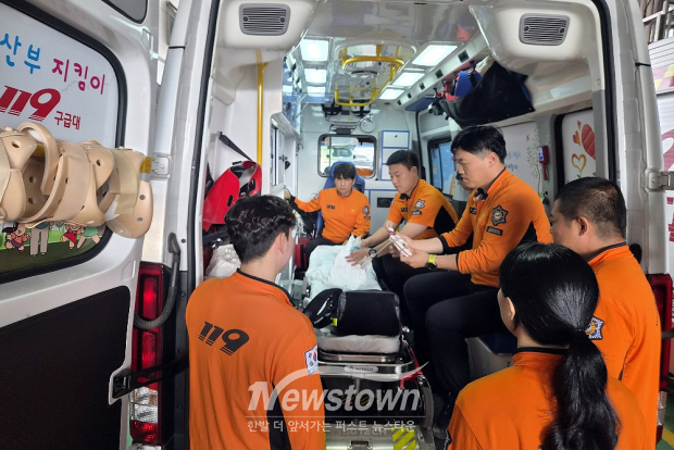 구급·펌뷸런스대원 특별훈련(사진 / 천안동남소방서 제공)