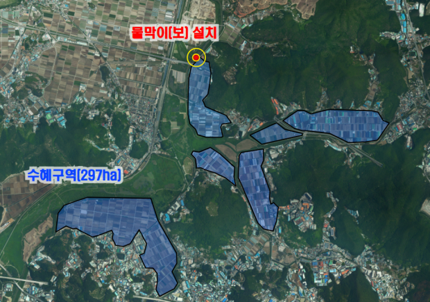 한림면 일원(297ha)/김해시 제공
