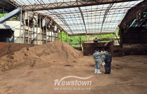 가축분뇨 배출시설 현장점검(사진 / 아산시 제공)