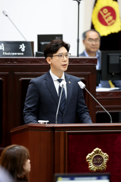 양인모 인천시의원 5분 자유발언 모습