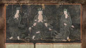 양산 신흥사 삼관음보살벽화 도문화유산 예고