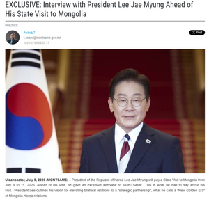 이 대통령 몽골 방문, ‘핵심 광물 상생형 공급망 협력 모델’